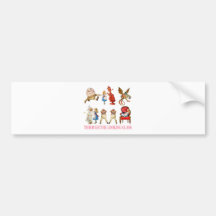 ALICE THROUGH THE LOOKING GLASS BUMPER STICKER