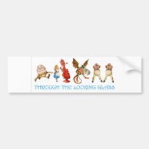 ALICE THROUGH THE LOOKING GLASS BUMPER STICKER