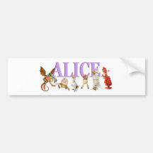 Alice Through The Looking Glass Bumper Sticker