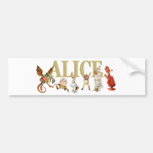 Alice Through the Looking Glass Bumper Stickers