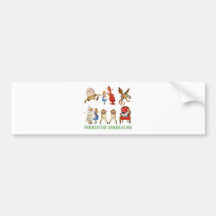 ALICE THROUGH THE LOOKING GLASS BUMPER STICKERS
