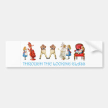 ALICE THROUGH THE LOOKING GLASS BUMPER STICKERS