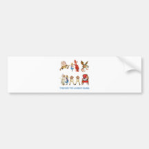 ALICE THROUGH THE LOOKING GLASS BUMPER STICKERS