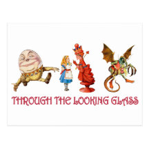 ALICE THROUGH THE LOOKING GLASS POST CARDS