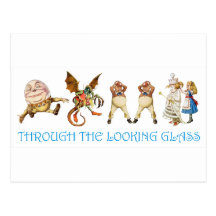 ALICE THROUGH THE LOOKING GLASS POSTCARDS