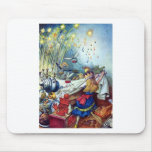 Alice Upsets the Table Mouse Pads