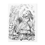 Alice with Cards Post Card