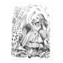 Alice with Cards Posters