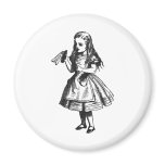 Alice with "Drink Me" Bottle Magnet
