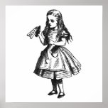 Alice with "Drink Me" Bottle Poster