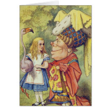 Alice with the Duchess Cards