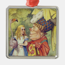 Alice with the Duchess Christmas Ornaments