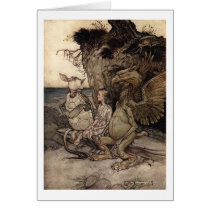 Alice with the Gryphon and the Mock Turtle cards