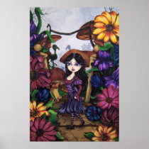 "ALICE" Wonderland Fantasy Art Print posters