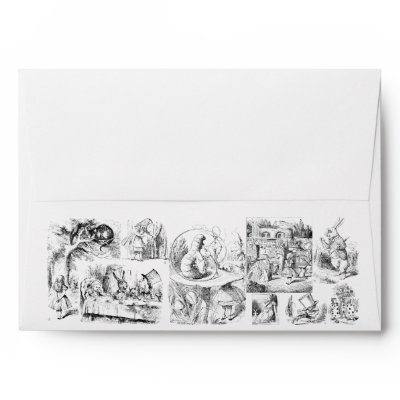 Alice's Adventures in Wonderland Envelope by JKcoder