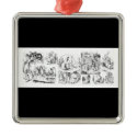 Alice's Adventures in Wonderland ornaments