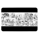 Alice's Adventures in Wonderland Rectangular Magnet