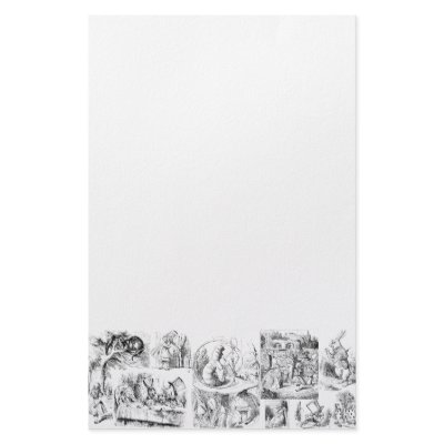 Alice's Adventures in Wonderland Stationery Paper by JKcoder