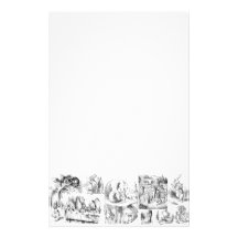 Alice's Adventures in Wonderland Stationery Paper