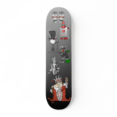 Alice's Nightmare Skate Board Deck by cimmerrian