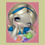 Alice's Tea Party ART PRINT Alice in Wonderland posters by strangeling Alice's Tea Party ART PRINT Alice in Wonderland posters