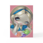 "Alice's Tea Party" Greeting Card