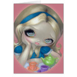 "Alice's Tea Party" Greeting Card