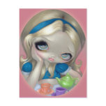 "Alice's Tea Party" Postcard