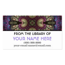 Alices's Asters II Media Cards Business Card