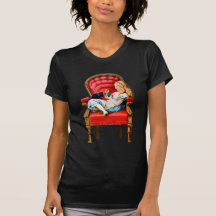 Alicia y Dinah a través del espejo Camisetas
