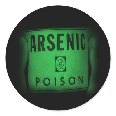 Alicia's Choice - Arsenic in Green Round Stickers by spyderfyngers