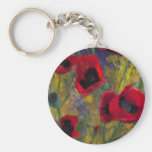 Alicias Poppies Key Chains