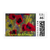 Alicias Poppies Postage