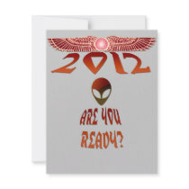 Alien 2012 Are You Ready? invitations by MidnightDreamer Alien 2012 Are You Ready? invitations