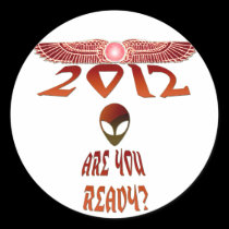 Alien 2012 Are You Ready? stickers