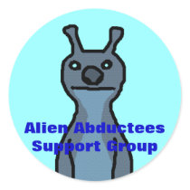 Alien Abductees Support G... stickers by Catwing Alien Abductees Support G... stickers