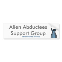 Alien Abductees Support Group bumper stickers