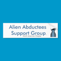 Alien Abductees Support Group bumper stickers