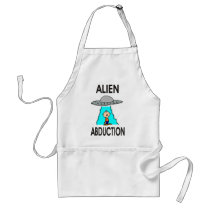 ALIEN ABDUCTION apron by jkingiv ALIEN ABDUCTION apron