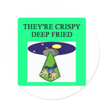 alien abduction  area 51 ufo joke stickers