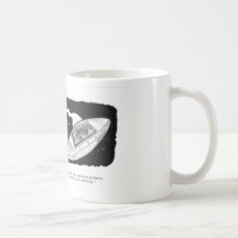 Alien abduction coffee mug