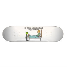Alien Abduction Custom Skate Board