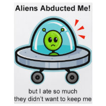 Alien Abduction Full Color Flyer