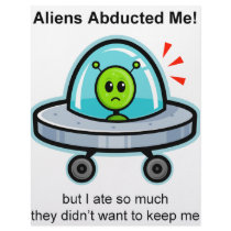 Alien Abduction Personalized Letterhead
