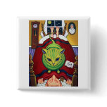 Alien Abduction - or Cat Owner? Pinback Button