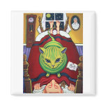 Alien Abduction - or Cat Owner? Magnets