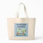 alien abduction ufo joke. canvas bag