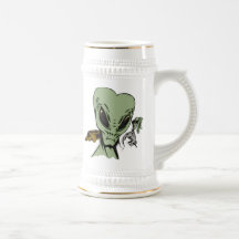 Alien Abductions Of Mice Coffee Mugs