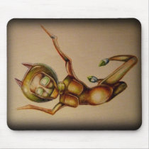 alien acrobat mousepads