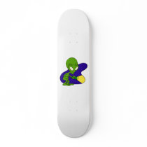 Alien Afraid of the Dark Skate Board
